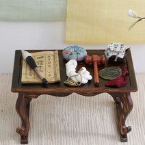 전통 돌잡이 8종 세트 (소반 포함)-백일 돌 촬영소품 스튜디오촬영소품 베이비스튜디오 백설기 백설기모형 셀프 돌상 돌잔치 소품 전통상차림, 상세 설명 참조, 1개