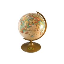 세계로/브라운지구본 220-CBR(지름:22cm/브라운)지구의/어린이날선물/크리스마스선물/지도/장난감