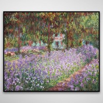 세계명화 DIY 보석십자수 십자수 모네의 가든 기버니 거실 자수 아이리스 세계명-96175, 다이아몬드 그림 98×83CM(원화 사이즈)