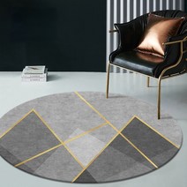 임스체어 라운지체어 명품의자 카페 빈티지 인테리어 의자북유럽 스타일 라운드 카펫 거실 조명 럭셔리한, 13 13_06 180x180CM