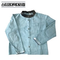용접자켓 우피 소가죽 L - 2XL 여름용 겨울용 불티 불똥 용접 작업, 여름용(등판없음)