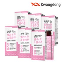 [광동] 먹는 엘라스틴 저분자 피쉬 콜라겐 젤리 15포 6박스 히알루론산 밀크세라마이드