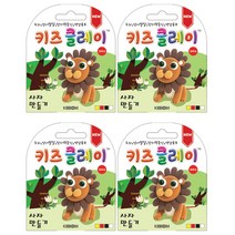 키즈 미니클레이 컬러 30g 사자 X 4개