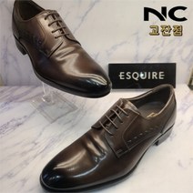 셀러허브 1 에스콰이아 NC12 남성 브라운 정장 구두 플레인 토 세미정장 드레스화 쿠션 더 PFBFHD002-BR