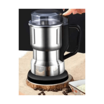 가정용 분말 약재 한약 분말분쇄기 미세 곡물 가루, 대형 강화 8날 강화칼2개 스푼 브러시