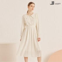 [JJ지고트(JJ JIGOTT)] (JJ지고트) 프릴 장식 기모 레이스 원피스 GLCP0O