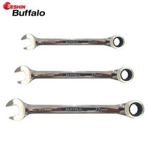 세신버팔로 자동스패너 깔깔이 스패너 라쳇 기어 렌치 7 8 10 13 17 19 mm, 30mm