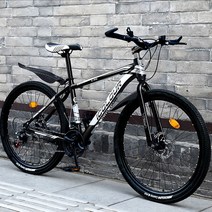 shike MTB 26인치 27.5인치 24단 알루미늄 90%완조립 장거리 여행 산악자전거, 자전거가방, 블랙