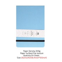 색칠공부 컬러링북 색칠하기 도안 새로운 예술 전문 300gsm 컬러 연필 책 수채화 페인트 종이 색칠 공부 책, 05 Big Fine texture2