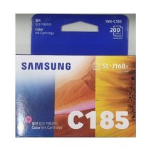 삼성 INK-M185 INK-C185 잉크 SL-J1680 J1683 J1685, 컬러(INK-C185)