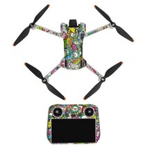 DJI 미니 3 프로 방수 스티커 드론 보호 필름 원격 데칼 풀 커버 스킨 DJI 미니 3 프로 드론 액세서리, DJI RC-02