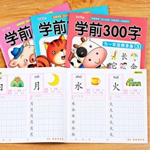 쉬운중국어 4권/pc 한자 펜 연필 쓰기 운동 책 어린이 배우기 초보자 Pres 유치원 학습서 Libros, 01 3 books