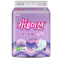 카네이션 속기저귀 라운드 패드 프리미엄 30매 8팩(240매)