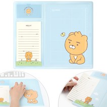 카카오프렌즈 리틀프렌즈 미니 데스크 매트 / 책상매트 데스크패드 책상정리 책상패드 키보드장패드 컴퓨터장패드 책상덮개 사무실책상정리 사무실꾸미기, 리틀라이언