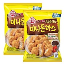오뚜기 오쉐프 트리플치즈 미니돈까스 (1kg) x 2 22768