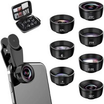 카메라렌즈 호환 mm+아랑 캐논 50mm1.8 24-70 rf 24-105 100mm 매크로 렌즈 카메라 폰 렌즈 4K HD 슈퍼 매, 06 New 3-in-1 Hand Lens