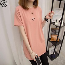 용순언니 하스트 여성용 롱 반팔티