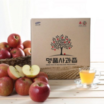 영주 명품 사과즙 첨가물 없는 100% 사과즙, 1개