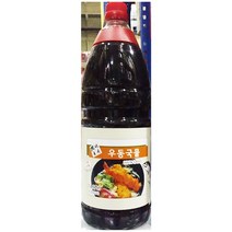 장터국수 우동국물 1.84L 1개 소스, 1병