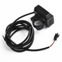 전기 자전거 자전거 usb 충전기 고무 출력 5v 2a 휴대 전화 ebike 부드러운 고무 커버 먼지 방지 사이클링 액세서리, 없음