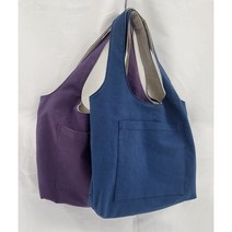 혜인천 [핸드메이드] 면린넨 미니 손가방 에코백 2컬러