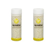윌튼 화이트 슈가 펄 스프링클 5oz Wilton White Sugar Pearl Sprinkles, 2팩