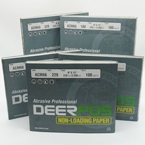 디어포스 종이사포 샌딩페이퍼 빼빠 페파 목공전용 ACM66 180방부터 800방, 400방 1권(100매), 1개