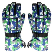 스노우보드엣징 LOCLE-스키 장갑 스키 스노우 보드 야외 스포츠 바람막이 모빌 바이크 오토바이 남성용 여성용 스노우보드, [03] Men Green