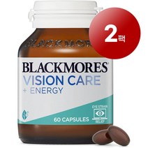 Blackmores 블랙모어스 호주산 직송 비전 케어 에너지 30정 눈 시력 건강 관리 1팩, 2팩