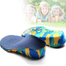 발열깔창 겨울 깔창 방한깔창 Kids Orthotics Insoles 교정 도구 키즈 플랫 발 아치 지원 정형 외과 어린이, [01] 파란, [05] XXL EU(35-37)