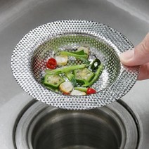 OC1170 깔끔간편 전체타공 싱크대 거름망 3종, 대 11cm(1170-3)