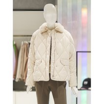 ab.f.z [ab.f.z] 밍크카라 퀼팅 경량패딩 (AAW4HU01K)