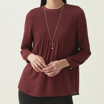 올리비아로렌 변형주름 블라우스 VOC NLXF7411 WN