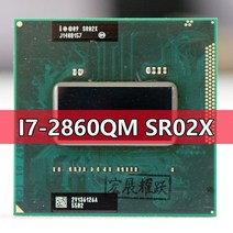 I7-8700K 인텔 코어 I72860QM SR02X 프로세서 i7 노트북 CPU 소켓 G2 rPGA988B HM65 75 76 77 칩셋 적합, 한개옵션0