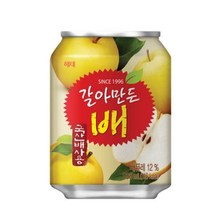 배맛 음료수 갈아만든배 238ML 72캔 1박스