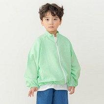 [바브키즈] 체크바람막이
