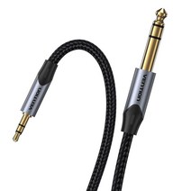 벤션 프리미엄 3.5mm to 6.5mm 6.35mm TRS 케이블 혼합색상 BAUHH 2m