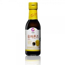 청정원 유자 폰즈 소스225gX5, 상세페이지 참조