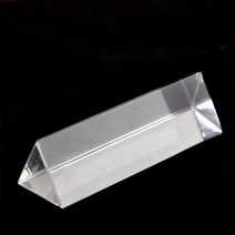 교육용 삼각 프리즘 K9 광학 유리 20x20x20x80MM 직각 빛 스펙트럼 감지, 한개옵션0