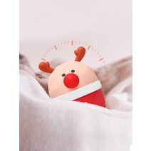 귀여운 루돌프 전기 손난로 충전식 사무실 야외, 플라밍고