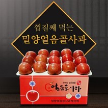 밀양 얼음골사과 껍질째먹는 부사 사과 5kg 10kg, 10kg 42과