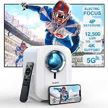 와이파이 프로젝터 MUDIX 영화 미니 원격 제어 HD USB 노트북 DVD iOS, 5G/4P 키스톤 줌