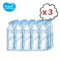동원F&B 동원샘물 무라벨 생수 500ml 60병, 단품없음