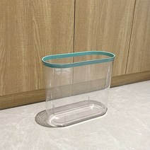 틈새 쓰레기통 투명 좁은공간 주방 화장실 가정 회사 아크릴소재 비닐거치 뚜껑 다양한 활용