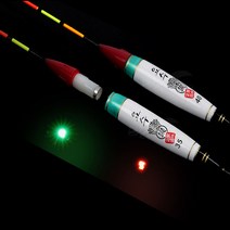 이화요수 극세내림 극세1 2점등 민물전자찌, 30(1.0g전후)적색