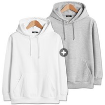[당일출고] 2장묶음 (1+1) 데일리 특양면 후드티 (SCC5222PT)