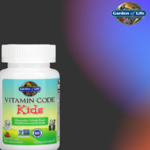 키즈 종합비타민 Garden of Life Vitamin Code kids 비타민 자녀 멀티비타민 츄어블 천연비타민 체리 베리맛 생김은 곰 [3O정*1병]
