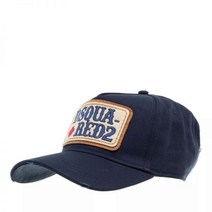 [정품] DSQUARED2 디스퀘어드2 아이콘 캡 개버딘 네이비 베이스볼캡 야구모자