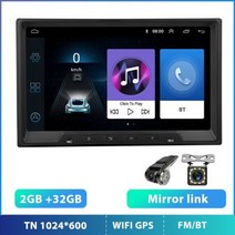 안드로이드올인원 Podofo 24V 트럭 GPS 자동차 라디오 8 인치 오토라디오 멀티미디어 플레이어 안드로이드 10 자동차 스테레오 MP5 블루투스 USB FM 카메라, 8Inch Cam AHD