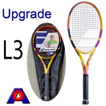 입문용 초보 테니스 라켓 여자 테니스채 2021 새로운 2 3 탄소 복합 남녀 초경량, 가(l3), 16.A(L3)